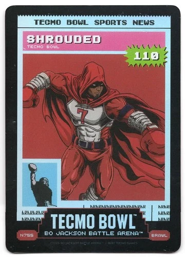 BO JACKSON BATTLE ARENA TECMO BOWL SHROUDED / CJ STROUD TECMO NEWS BRAWL