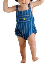 The Bonniemob Cotton Fleece Bubble Romper 0-03M