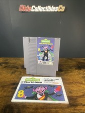 Nintendo NES Sesame Street Countdown With Manual *GREAT CONDITION* (Tested/Works