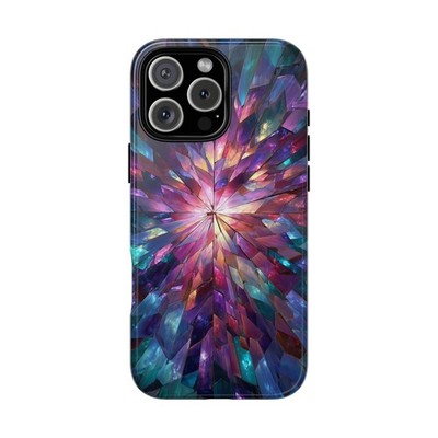 Phone Ink - iPhone | Galaxy | Pixel Case - Radial Fractal Glass