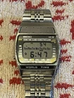 Seiko World Time A239 5020 World Map Vintage Watch Japan read description