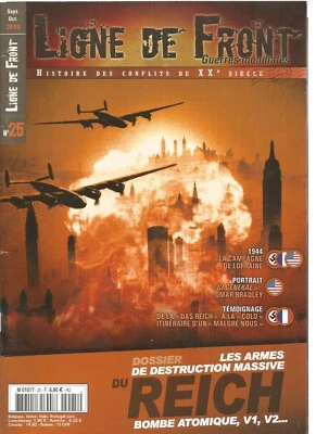 LIGNE DE FRONT N°25 LORRAINE 44/ O BRADLEY / MALGRE-NOUS /V1 - V2 - ATOMIQUE ALL - Photo 1/2