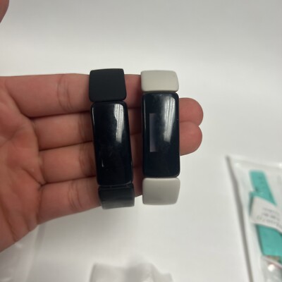 Lot Of 2 Fitbit Inspire 2 Fitness Activity Tracker+ HR Monitor Black White (Read