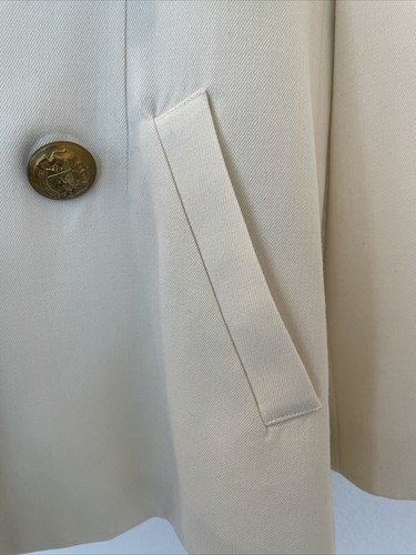 Neiman Marcus 100% Wool Women Double Breasted Vintage Blazer Suit Coat Military - Picture 6 of 12