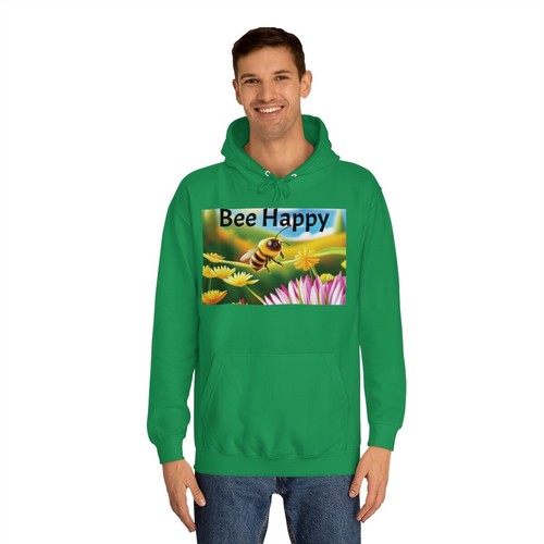 Belmont Designs graphic unisex college hoodie inspirational bee pun gift for him - 第 33/69 張圖片