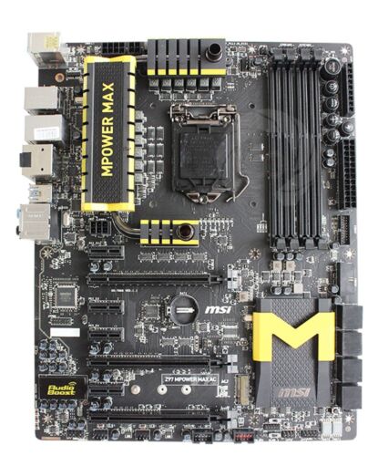 Ud over band Drik for MSI Z97 MPOWER MAX AC Intel Desktop Motherboard LGA1150 DDR3 32GB  689002597468 | eBay