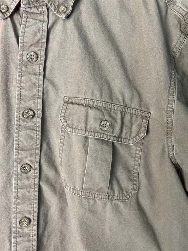 WALLS Hunting Padded Khaki/Orange Vented Mens Large Regular Shirt Vintage - Image 2 of 4