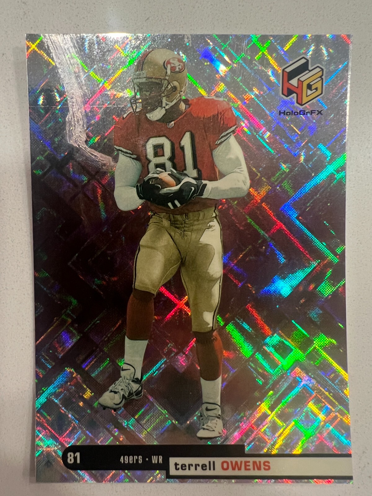 QTY: 1999 Upper Deck HoloGrFx - Terrell Owens ( San Francisco 49ers ) #52