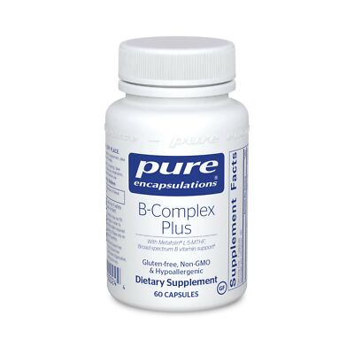 Pure Encapsulations B-Complex Plus | B Vitamins Supplement to Support Red Blo...