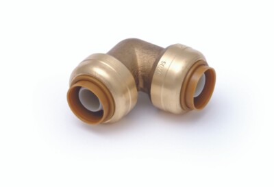 (60pack) Sharkbite Style 1/2'' Elbow (Push-Fit) Push to Connect Coupler Brass