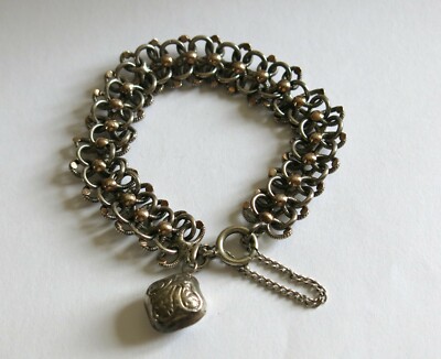 Beau bracelet Argent massif poinçon crabe Berbére Oriental