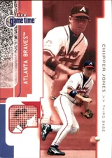 2001 Fleer Game Time #71 Chipper Jones ATLANTA BRAVES