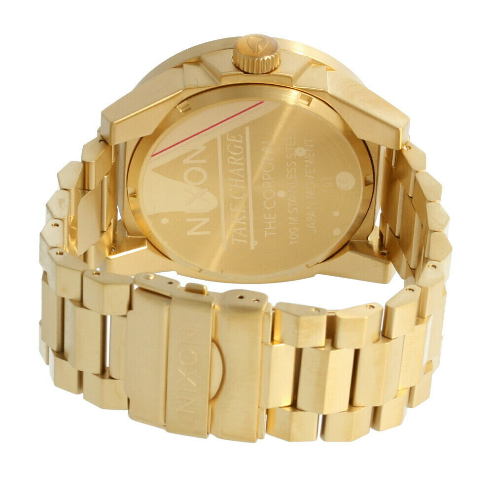 Nixon The Corporal Gold Timepiece Corporal Stainless Steel Watch | All Gold | Men main image 3