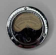 Vintage Antique Industrial Xactemp Temperature Gauge Fahrenheit Decor