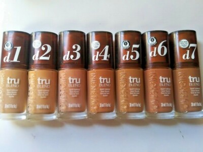 CoverGirl truBlend Liquid Foundation Base Deep Tones Multi Shade Variety Choice