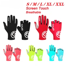 Touch Screen Full Half Finger Gel Breathable Sports Bicycle Gloves Bike Gloves