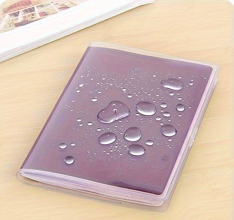 Protection et Couverture Transparente Imperméable Pour Passeport Original Neuf - Photo 3/4