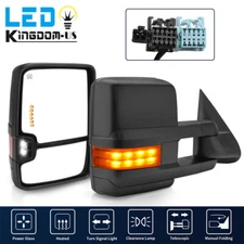 Power Heated Tow Mirrors for 2003 - 2006 Chevy Silverado Sierra 1500 2500HD 3500