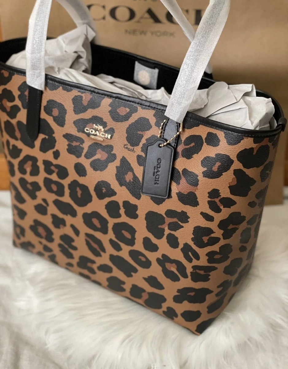 NWT Coach City Tote With Leopard Print CC760 195031677687 | eBay NWT Coach City Tote With Leopard Print CC760 195031677687 | eBay