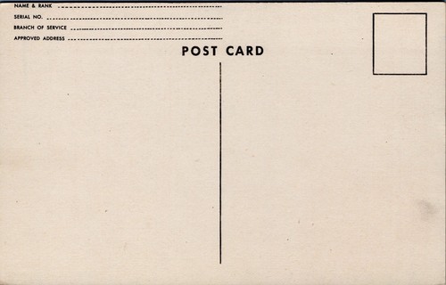 1943 Postcard Humor World War II Wife Warning Husband About Pretty Girls - Picture 2 of 2