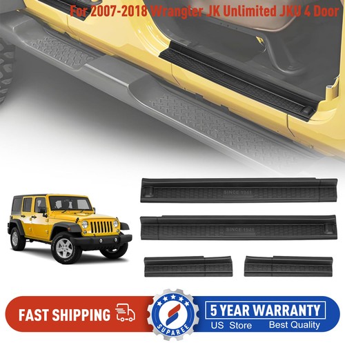 Rough Country Front and Rear Entry Guards for 2007-2018 Jeep Wrangle