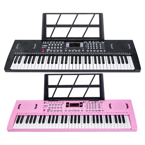 61 Keys Portable Music Keyboard with Keyboard Stand for Kid Beginner Teaching