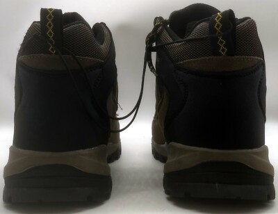 Eddie Bauer Brighton Mens leather brown black waterproof ankle boots size 9M SKU Eddie Bauer Mens Brighton Hiking Boots Shoes Leather  main image 4
