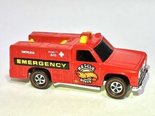 CUSTOM MADE REDLINE Hot Wheels 1986 Workhorses Rescue Ranger Emergency #5145