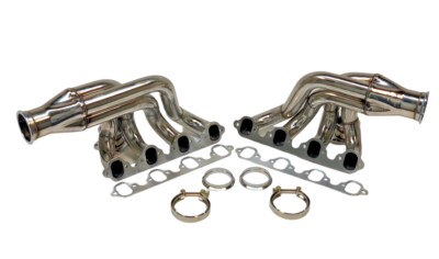 Big Block FOR FORD MERCURY LINCOLN Twin Turbo Manifolds Headers BBF 429 460 3.5''