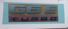 <!--F#f_0-->Ford Falcon FG G6E Turbo boot lid badge - BLACK<!--F/-->