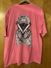MARILYN MONROE GANGSTER 2xl Pink T-shirt 2-sided