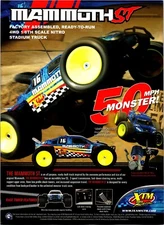 XTM Mammoth Nitro Truck 1/8 Scale Print Ad Wall Art Decor