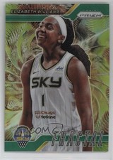 2024 Panini Prizm WNBA Fractal Green Prizm Elizabeth Williams #14 03mh