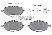 Pagid Bremsbelagsatz BremsklöTze FüR Mercedes-Benz C-Klasse W206 S206