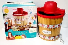 The Pioneer Woman 4 Quart Ice Cream Maker Sweet Rose