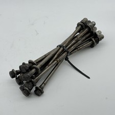 11 Porsche 911 Engine Case Through Bolts 1965-1977 Motor Hardware W Cap Nuts