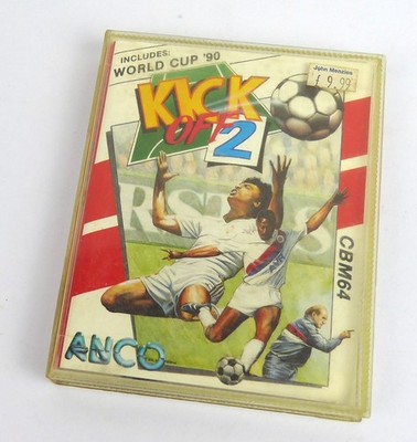 Commodore 64 C64 Spiel -- KICK OFF 2 (Anco) - Tape