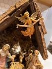Vintage Italy Christmas Nativity Set -Creche /Stable Jesus Angel Mary Joseph — photo 2