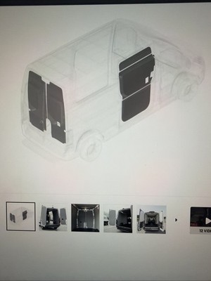 Legend Fleet Insulated Duratherm 5/16'' Door Panels - Mercedes Sprinter High Roof