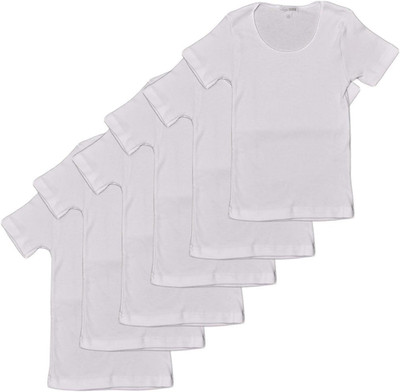 Liabel, 6 Paar Mädchen/Mädchen Unterhemden aus warmem Baumwollsweatshirt. Tag