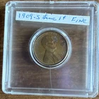 1909-S Lincoln Wheat  Cent Circulated- Fine