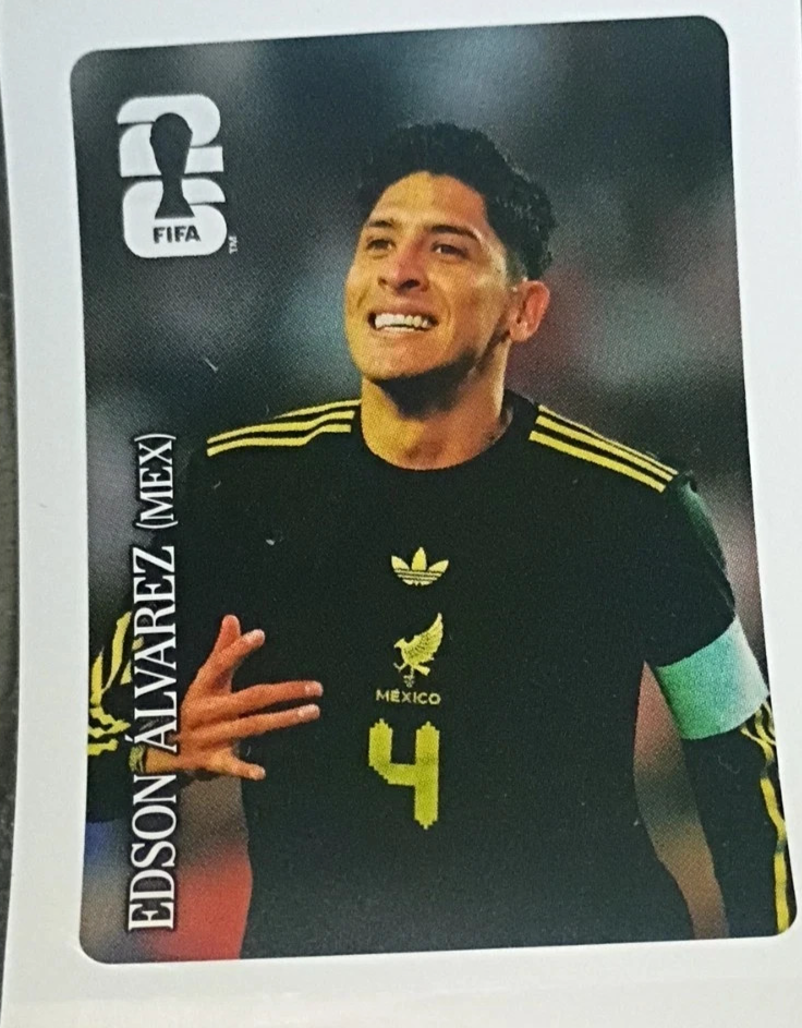 Edson Alvarez Mexico 2026 FIFA Workd Cup Soccer Panini Sticker