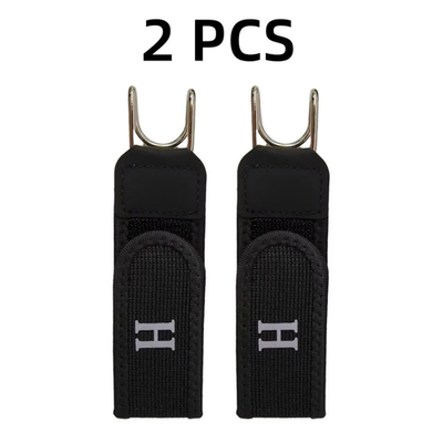#ad 2PCS Tactical Metal Hook Elastic Belt Buckle Less Invisible Waist Belt Closure $5.39