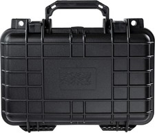Protective Hard Case with Foam, Waterproof Camera Dry Box, Black