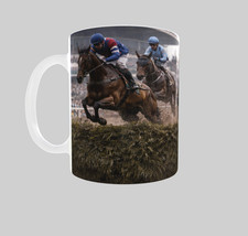 Grand National Aintree Horse Racing – 11oz Ceramic Mug – UK Steeplechase Gift