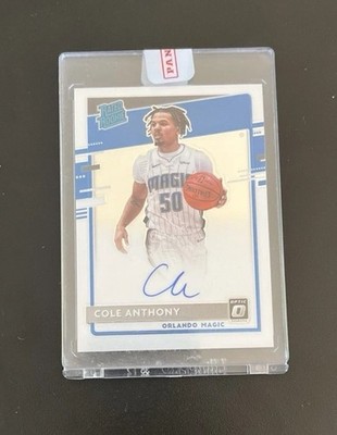 2020-21 Donruss Optic Rated Rookie Autograph #165 Cole Anthony RC [Uncirculated]