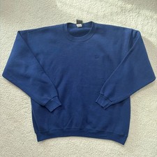 Vintage USA Olympic Crewneck Sweatshirt Navy Blue Men's L/XL Made in USA Large