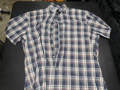 Arrow blue plaid button up shirt Size XXL #plaid #menswear