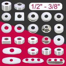 Cubiertas de pared para tubería de agua de acero inoxidable 24-35 mm cubierta para grifo de ducha de baño