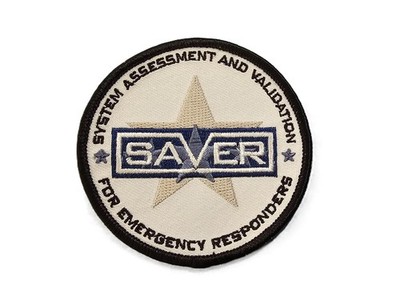 SAVER - System Assessment and Validation for Emergency Responders 3'' Round Patch